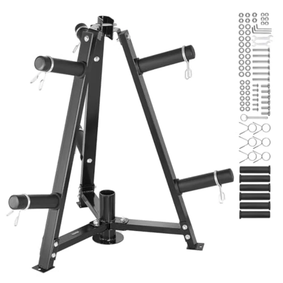 Weight Plate Rack Weight Plate Tree for 2-Inch Weight Plates Standard Weight Plate Tree 300 lbs Load Capacity Weight Storage Ho
Weight Plate Rack Weight Plate Tree for 2-Inch Weight Plates Standard Weight Plate Tree 300 lbs Load Capacity Weight Storage Ho