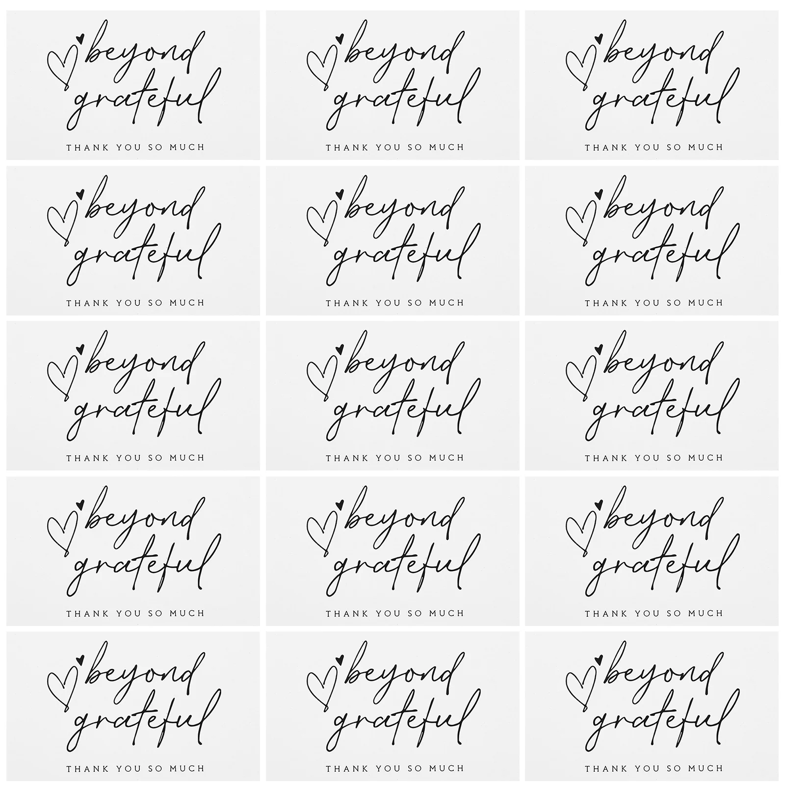 100 Pcs Thank You Card Gift Greeting Cards Beyond Grateful Business Small Packing Thanks for Your Order Purchase
100 Pcs Thank You Card Gift Greeting Cards Beyond Grateful Business Small Packing Thanks for Your Order Purchase
