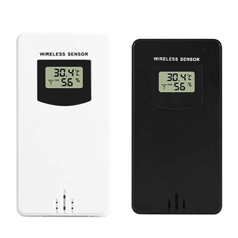 Temperature Humidity Wireless Sensor Hygrometer Electronic Digital Thermometer In/Outdoor With Weather Station Black
Temperature Humidity Wireless Sensor Hygrometer Electronic Digital Thermometer In/Outdoor With Weather Station Black