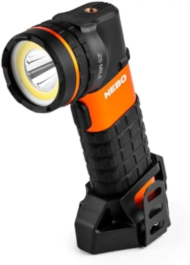Rechargeable Spotlight & Floodlight, 600 Lumens, 10.5-Hour Run Time, Waterproof with Magnetic Base and Charging Cable
Rechargeable Spotlight & Floodlight, 600 Lumens, 10.5-Hour Run Time, Waterproof with Magnetic Base and Charging Cable