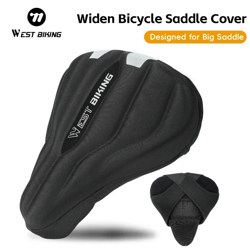 WEST BIKING Widen Bicycle Saddle Cover Thickened Silicone Anti-slip Breathable Bicycle Seat Cover for MTB Cushion Accessories
WEST BIKING Widen Bicycle Saddle Cover Thickened Silicone Anti-slip Breathable Bicycle Seat Cover for MTB Cushion Accessories