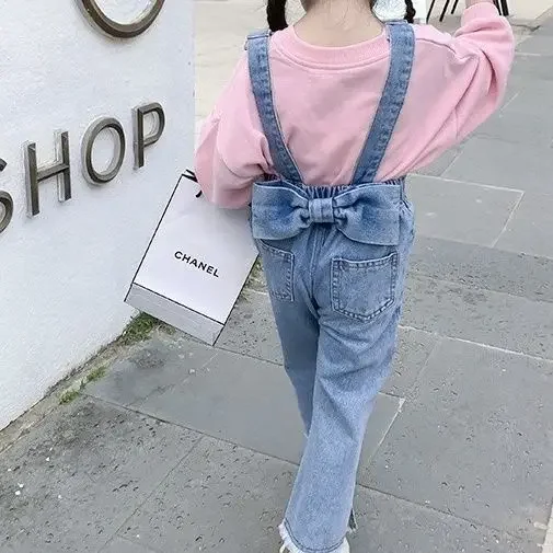 2023 Baby Girls Spring Autumn Clothing Jeans Denim Overalls Pants,fashion Girl Kids Birthday Casual Clothes Children Trousers
2023 Baby Girls Spring Autumn Clothing Jeans Denim Overalls Pants,fashion Girl Kids Birthday Casual Clothes Children Trousers