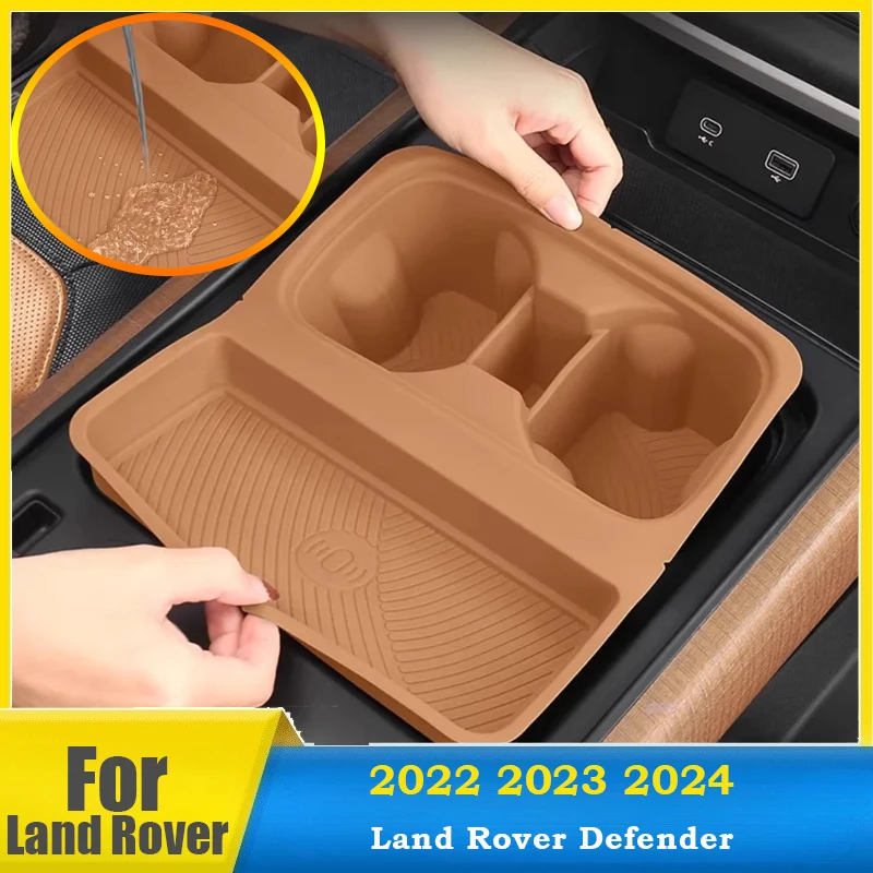 For Land Rover Defender 110/90 2022 2023 2024 modified Central Control Wireless Water Cup Holder Silicone Non-slip Storage Pad
For Land Rover Defender 110/90 2022 2023 2024 modified Central Control Wireless Water Cup Holder Silicone Non-slip Storage Pad