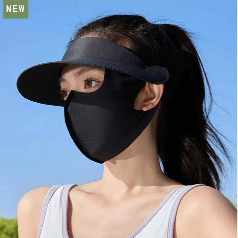 Women's Summer 3D Breathable Ice Silk Face Cover Set with Seamless Airy Sun Hat UV Protection Full Face Mask & Cap
Women's Summer 3D Breathable Ice Silk Face Cover Set with Seamless Airy Sun Hat UV Protection Full Face Mask & Cap