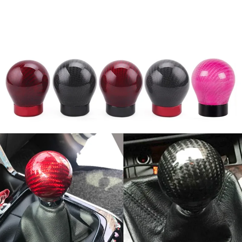 Car modification accessories carbon pattern gear head, round carbon fiber wave stick head gear shift head
Car modification accessories carbon pattern gear head, round carbon fiber wave stick head gear shift head