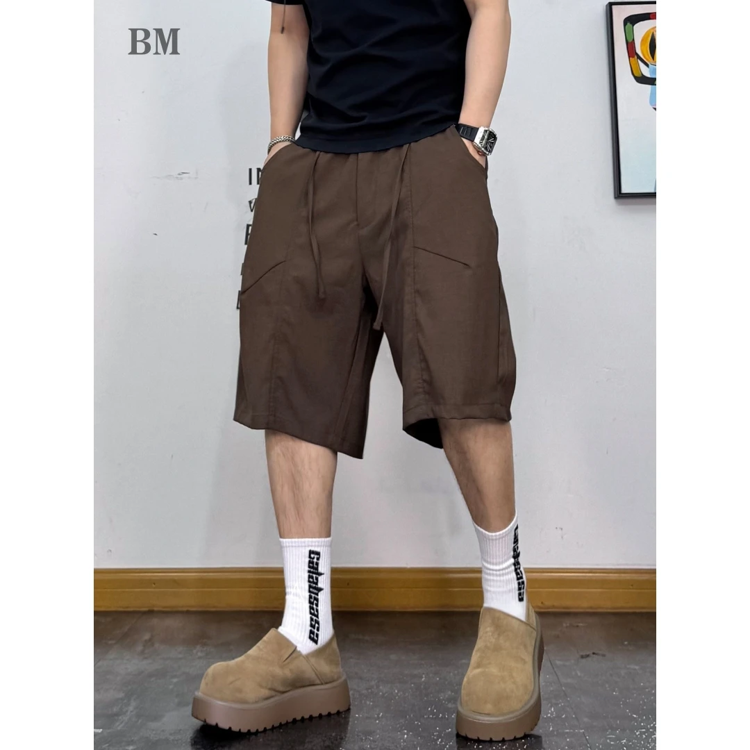 American Baggy Cargo Shorts Multi Pockets Mens Mid Length Loose Fit Elastic Waist Drawstring Casual Trendy Versatile Minimalist
American Baggy Cargo Shorts Multi Pockets Mens Mid Length Loose Fit Elastic Waist Drawstring Casual Trendy Versatile Minimalist