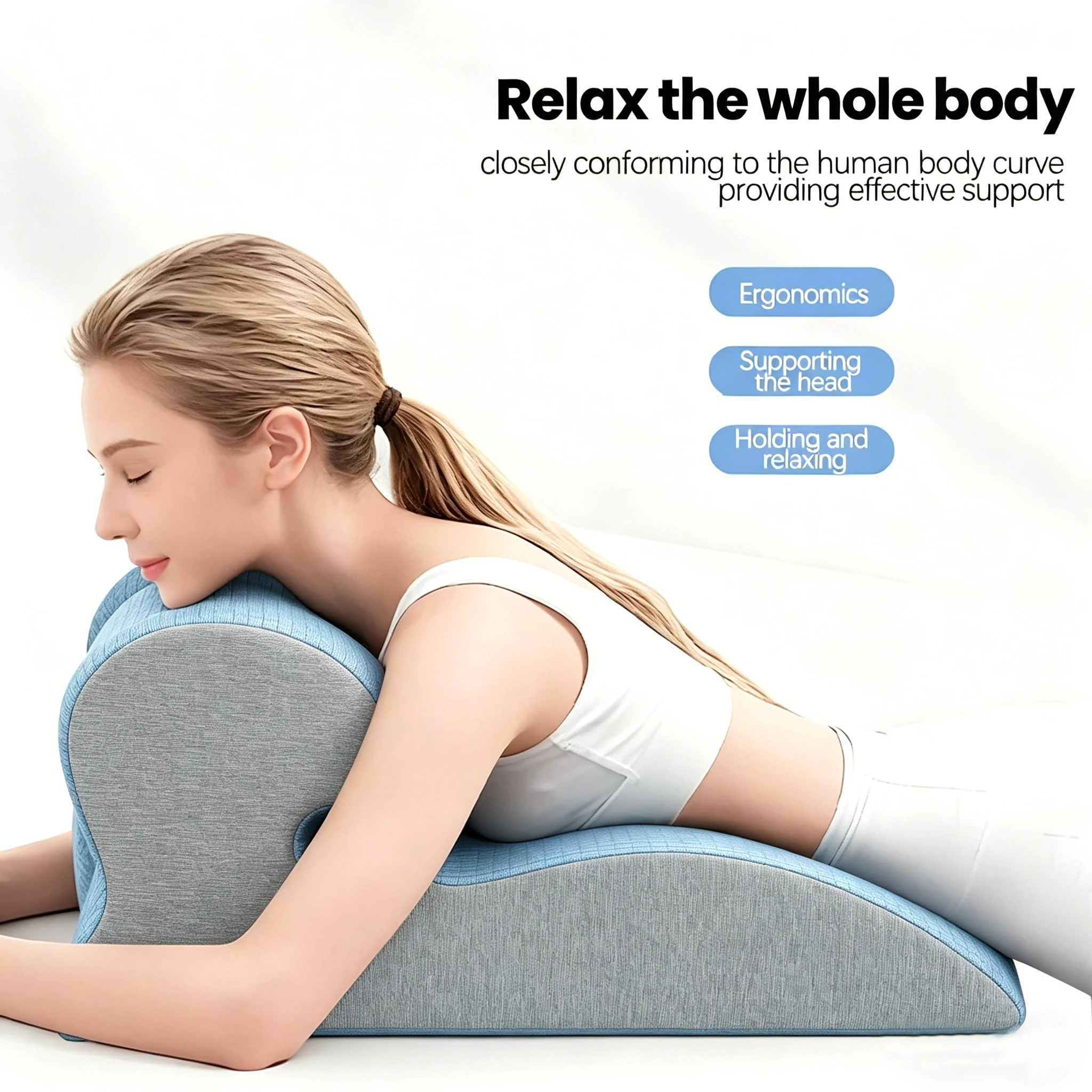 Hot Sale Multi-Positional Wedge Pillow Memory Foam Ergonomic Prone Pillow Removable Cover Body Pain Relief Couple Bed Pillow
Hot Sale Multi-Positional Wedge Pillow Memory Foam Ergonomic Prone Pillow Removable Cover Body Pain Relief Couple Bed Pillow