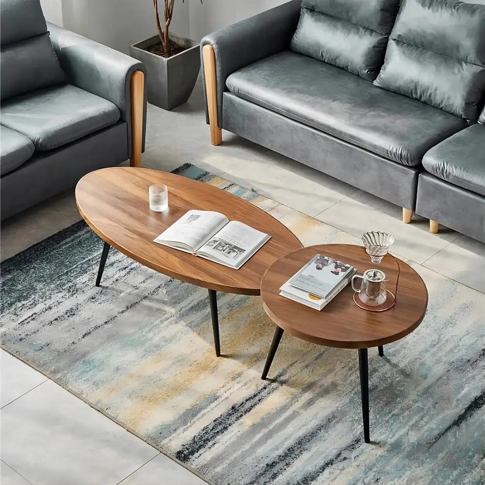 Set of 2 Coffee Table,Nesting Side Table, Living Room Sofa End Table, Bedside Table for Home and Office
Set of 2 Coffee Table,Nesting Side Table, Living Room Sofa End Table, Bedside Table for Home and Office