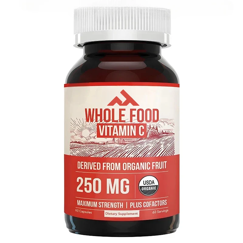 Organic Vitamin C Capsules Are Vegan, Enhancing Bioavailability - Providing Immune Support and Antioxidants for Overall Health
Organic Vitamin C Capsules Are Vegan, Enhancing Bioavailability - Providing Immune Support and Antioxidants for Overall Health
