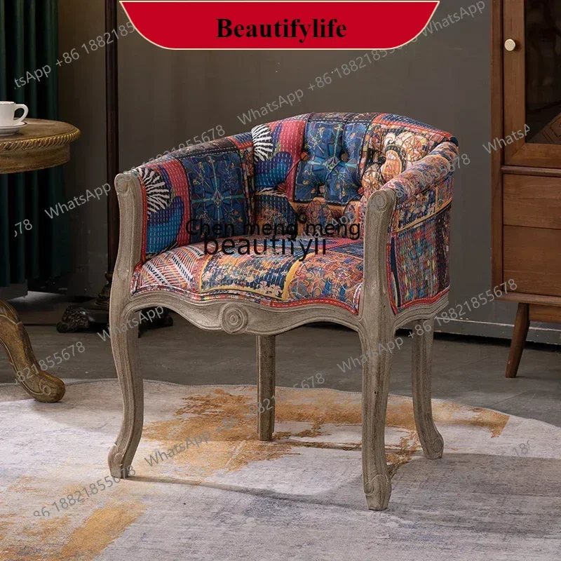 G153 lt European and American retro solid wood sofa chair American study chair club cafe bar homestay leisure chair
G153 lt European and American retro solid wood sofa chair American study chair club cafe bar homestay leisure chair