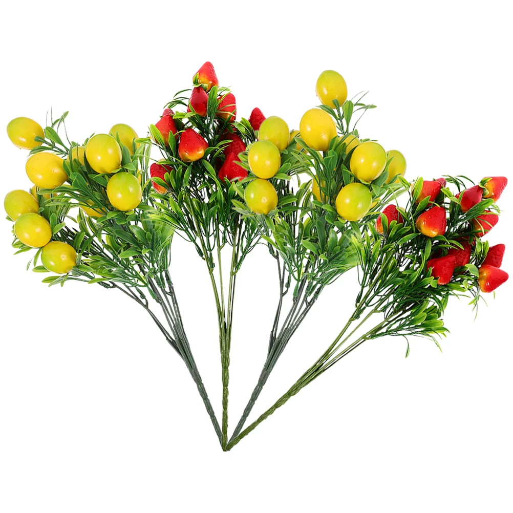 Faux Fruits Simulated Strawberry Lemon Bouquet Ornaments Fake for Decoration Office
Faux Fruits Simulated Strawberry Lemon Bouquet Ornaments Fake for Decoration Office