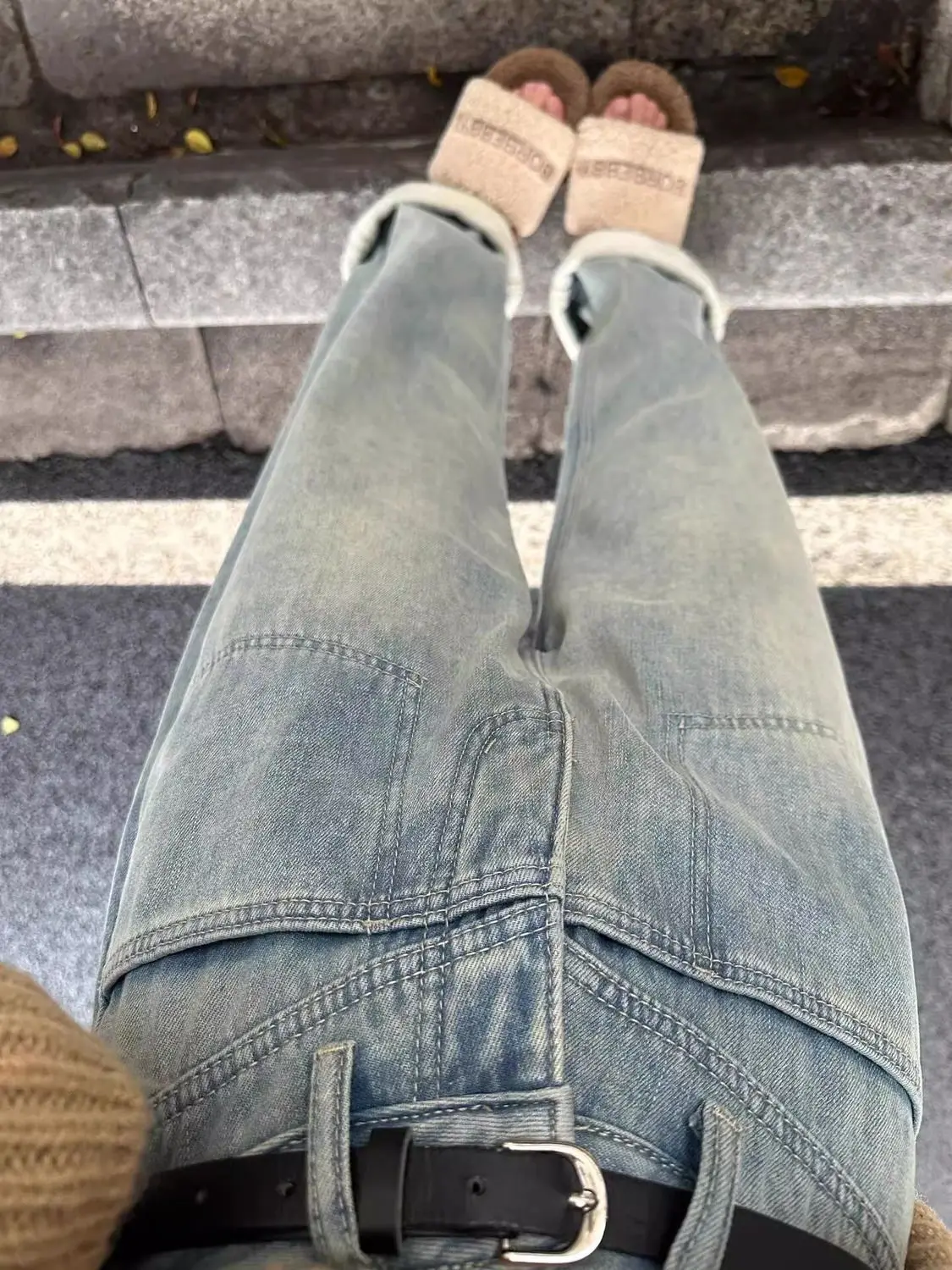 Slimming High Waist Fleece Lined Straight Leg Denim Jeans Women's Autumn Winter New Style Loose Fit Long Pants
Slimming High Waist Fleece Lined Straight Leg Denim Jeans Women's Autumn Winter New Style Loose Fit Long Pants