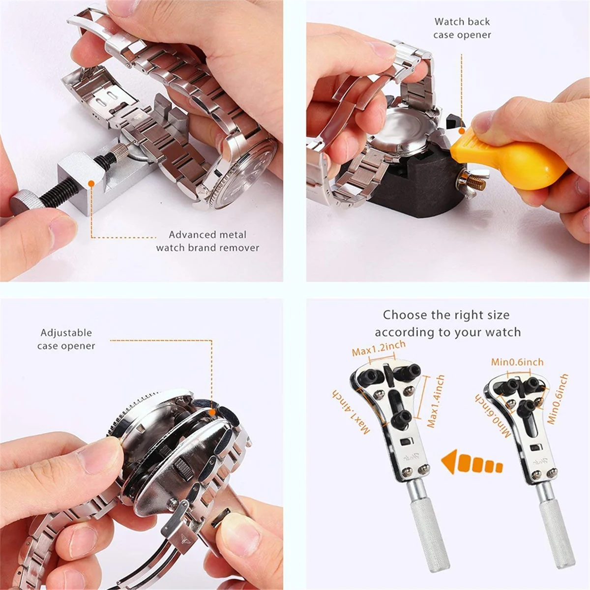 CYL-Watch Repair Kit Professional Multi-Tool Portable Watchmaker Watch Repair Tool Set with Carrying Case
CYL-Watch Repair Kit Professional Multi-Tool Portable Watchmaker Watch Repair Tool Set with Carrying Case