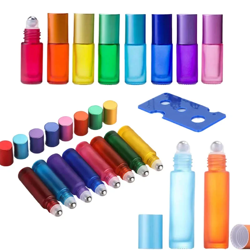 30Pcs 5/10ml Frosted Glass Roller Bottles w/ Opener Funnels Refillable Travel Roll-on Vials For Aromatherapy Essential Oils
30Pcs 5/10ml Frosted Glass Roller Bottles w/ Opener Funnels Refillable Travel Roll-on Vials For Aromatherapy Essential Oils