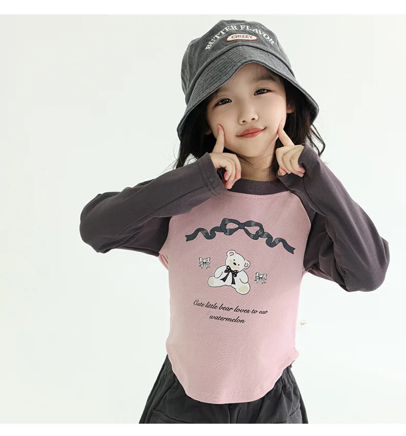 Autumn Girls Clothes Elastic Slim Fit T Shirts Toddler Kids Cartoon Cotton Patchwork Tops Children's Long Sleeve Bottoming Shirt
Autumn Girls Clothes Elastic Slim Fit T Shirts Toddler Kids Cartoon Cotton Patchwork Tops Children's Long Sleeve Bottoming Shirt