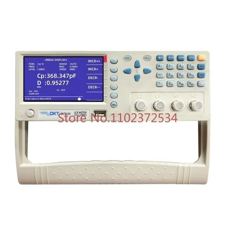 CKT8100 Continuous Frequency RCL Meter ESR Measuring Component Tester CKT8200 CKT8300 CKT8500
CKT8100 Continuous Frequency RCL Meter ESR Measuring Component Tester CKT8200 CKT8300 CKT8500