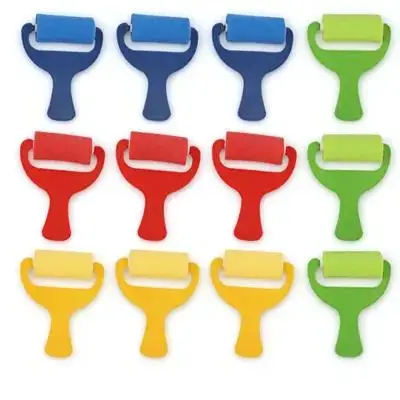 12Pcs Painting Sponge Roller Brush Set Art Painting Tools for Teens DIY Craft Drawing Graffiti Paint Sponge Paint Rollers
12Pcs Painting Sponge Roller Brush Set Art Painting Tools for Teens DIY Craft Drawing Graffiti Paint Sponge Paint Rollers