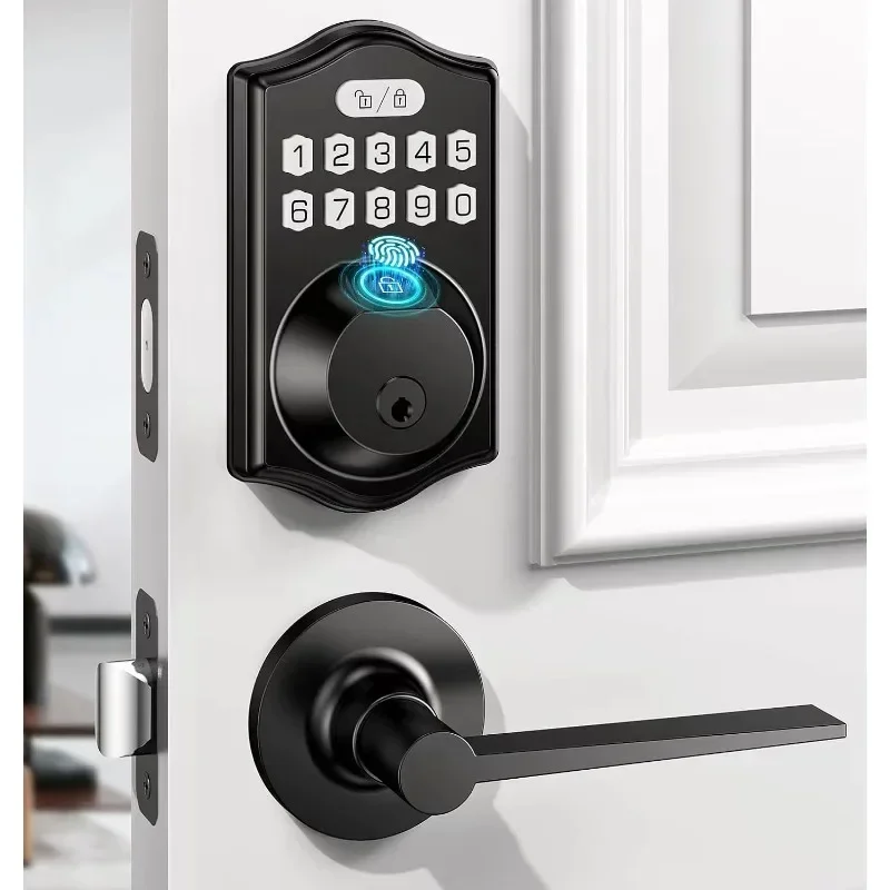 Hot sale.keyless Entry Door Lock deadbolt with Handle Set-Front Smart Door Locks for Front Door-with 2 Lever Handles-Electronic
Hot sale.keyless Entry Door Lock deadbolt with Handle Set-Front Smart Door Locks for Front Door-with 2 Lever Handles-Electronic