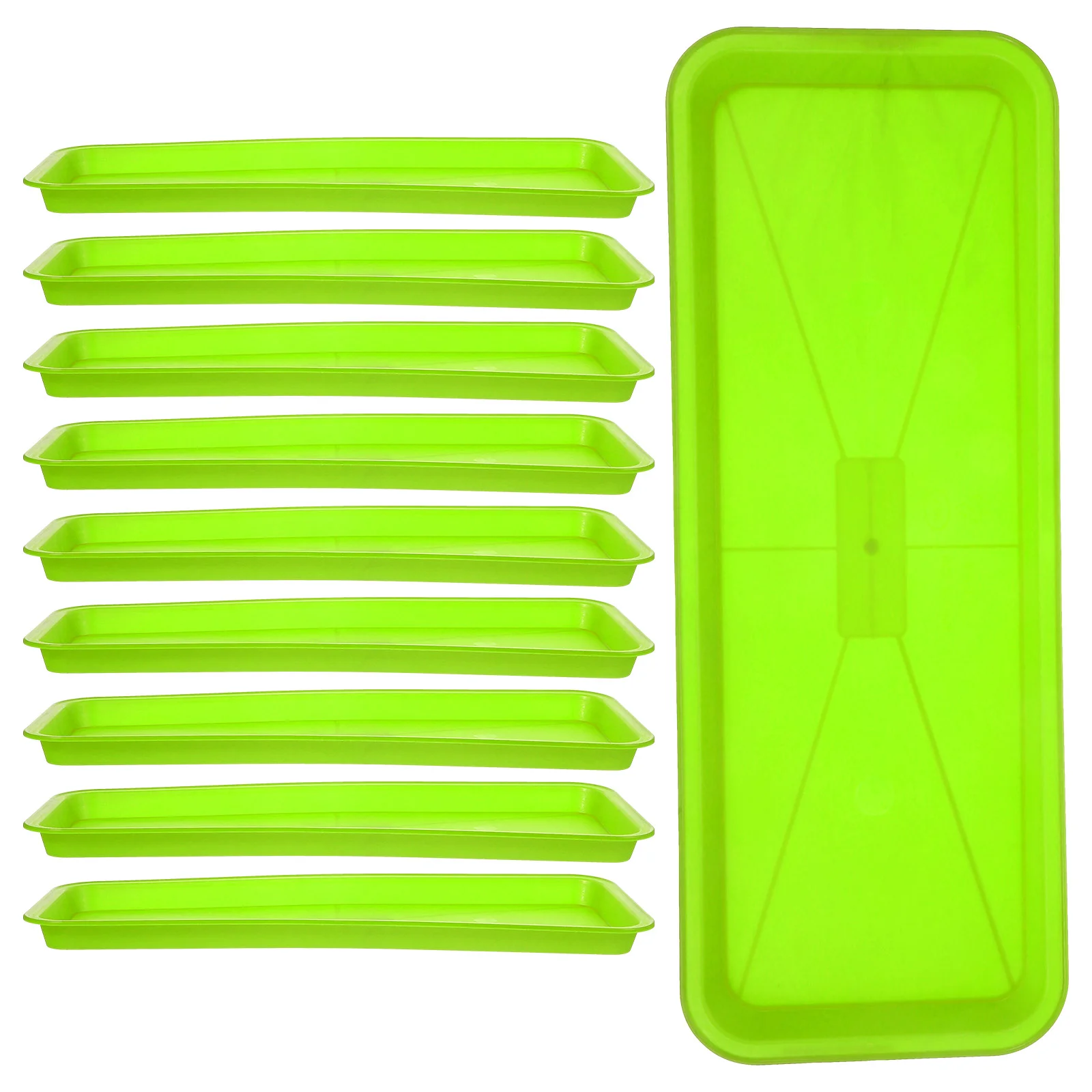 10pcs Plastic Plant Trays Rectangular PP Material Water Catcher Drainage Flower Plates Gardening Accessories
10pcs Plastic Plant Trays Rectangular PP Material Water Catcher Drainage Flower Plates Gardening Accessories