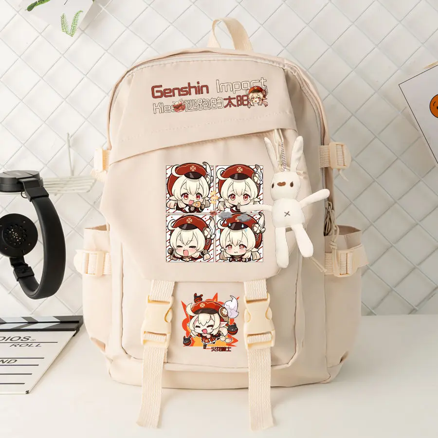 Genshin Impact Klee Keqing Pendant Backpack For Boys And Girls, Large Capacity Double Shoulder Bag, Travel Backpack, Anime Style
Genshin Impact Klee Keqing Pendant Backpack For Boys And Girls, Large Capacity Double Shoulder Bag, Travel Backpack, Anime Style