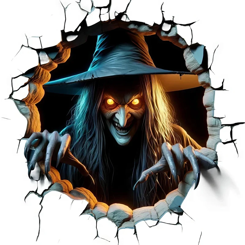 QT608# Spooky Witch 1pc Toilet Stickers,Wall Decal Removable, Reusable Vinyl Car Sticker for Toilet Lid, Bathroom Decor
QT608# Spooky Witch 1pc Toilet Stickers,Wall Decal Removable, Reusable Vinyl Car Sticker for Toilet Lid, Bathroom Decor