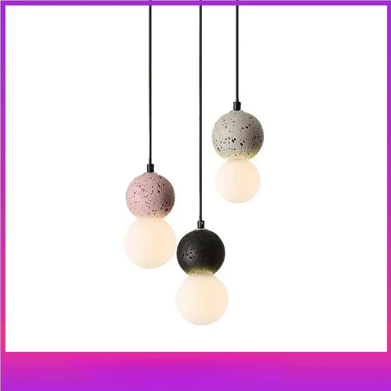 Stone Pendant Light Fixture Bedroom Bedside Restaurant Hanging Lamp Terrazzo Lighting Decoration Modern Glass Cement Bathroom
Stone Pendant Light Fixture Bedroom Bedside Restaurant Hanging Lamp Terrazzo Lighting Decoration Modern Glass Cement Bathroom