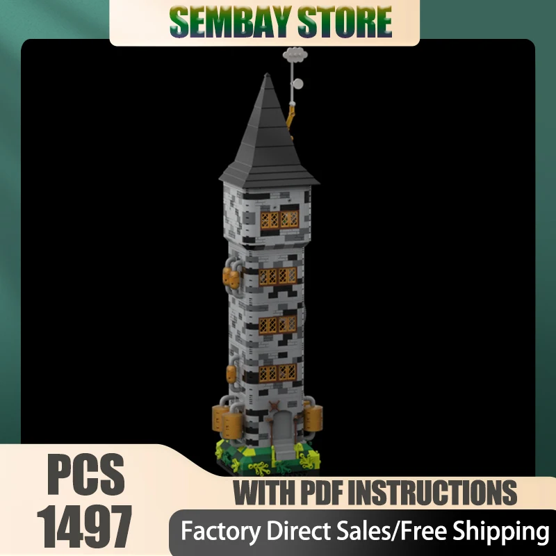 Средневековая модель замка Moc, строительные кирпичи, модульная модель темной паровой башни, технологические блоки, рождественские игрушки «сделай сам», строительные подарки
Средневековая модель замка Moc, строительные кирпичи, модульная модель темной паровой башни, технологические блоки, рождественские игрушки «сделай сам», строительные подарки