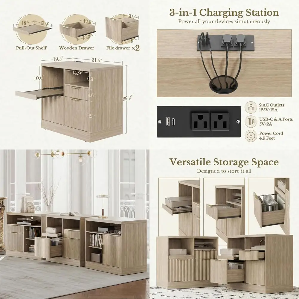 3 Der ile Cabinet, luted iling Cabinet or Home Oice with Charging Station, Wooden Oice Cabinet its or A4/Letter-Sized iles, Prin
3 Der ile Cabinet, luted iling Cabinet or Home Oice with Charging Station, Wooden Oice Cabinet its or A4/Letter-Sized iles, Prin