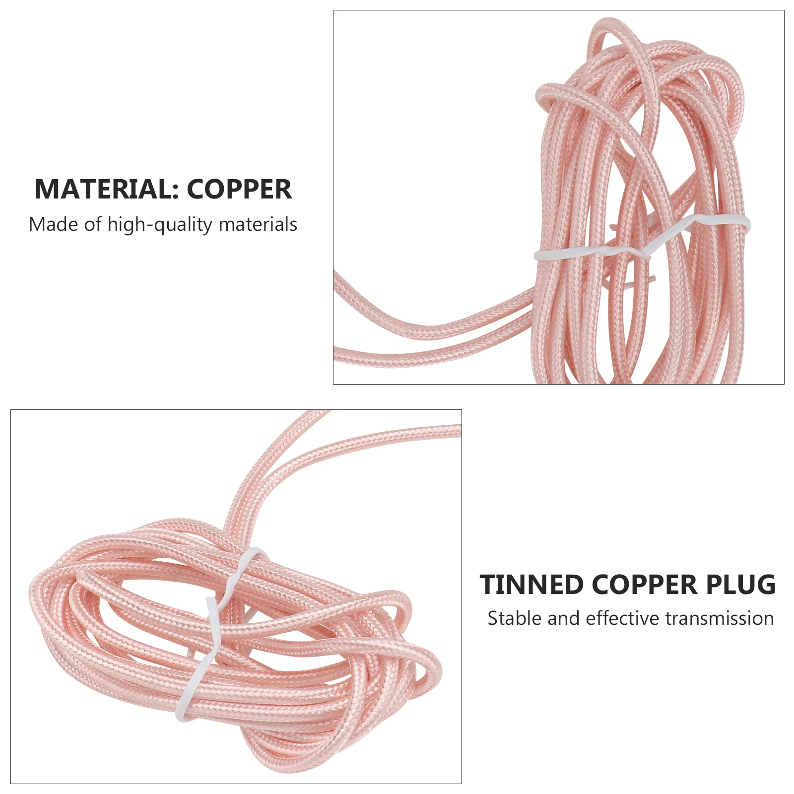 1pc 3.5Mm Audio Cable Aux Cord For Headphone Speaker Phone Home Stereo Copper Material Signal Transmission Durable Flexible
1pc 3.5Mm Audio Cable Aux Cord For Headphone Speaker Phone Home Stereo Copper Material Signal Transmission Durable Flexible