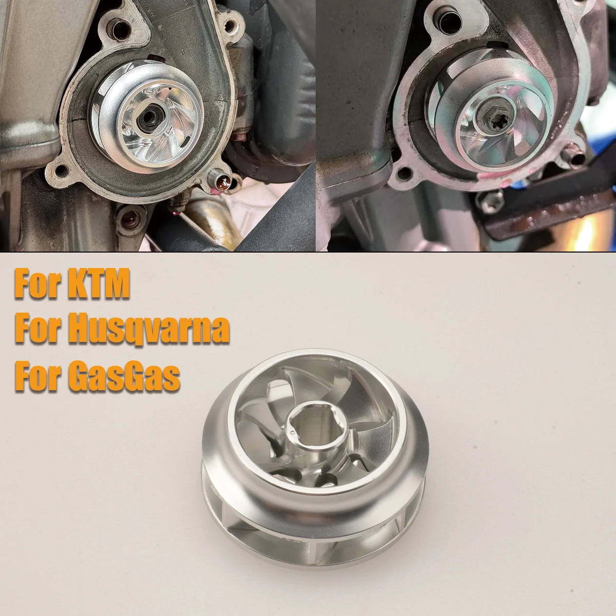 Motorcycle Accessories Water Pump Cooler Impeller Turbine Split For KTM SX XC 250 300 2019-2022 EXC XCW XCW 250 300 2020-2023
Motorcycle Accessories Water Pump Cooler Impeller Turbine Split For KTM SX XC 250 300 2019-2022 EXC XCW XCW 250 300 2020-2023