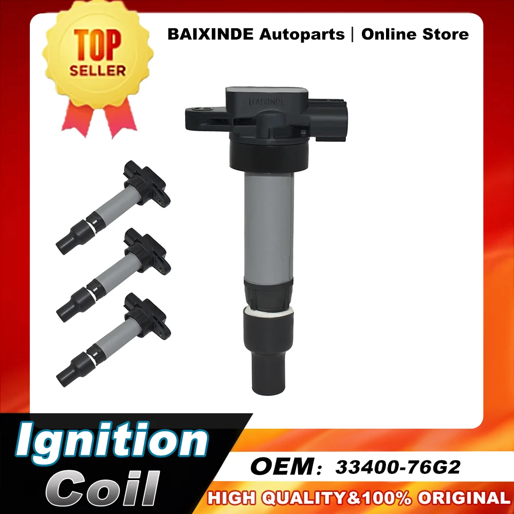 33400-76G2 1/4 PCS Ignition Coil 33400-76G2 33400-76G21 099700-095 For Suzuk-i Carr-y EVER-Y DA64V Wago-n R
33400-76G2 1/4 PCS Ignition Coil 33400-76G2 33400-76G21 099700-095 For Suzuk-i Carr-y EVER-Y DA64V Wago-n R