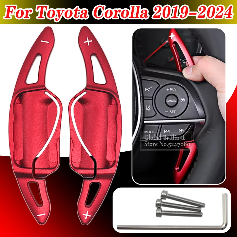 Aluminum Alloy Steering Wheel Paddle Shifter Extension for Toyota Camry 2018-2024 Corolla 2019-2024 Avalon Steering Wheel Hubs
Aluminum Alloy Steering Wheel Paddle Shifter Extension for Toyota Camry 2018-2024 Corolla 2019-2024 Avalon Steering Wheel Hubs