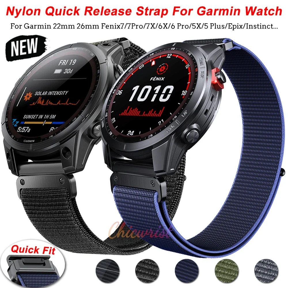 Ремешок нейлоновый для Garmin Fenix 8 5x 5Plus 6x 6Pro 7 7x Epix 3, мягкий быстросъемный браслет для наручных часов, 26 мм 22 мм
Ремешок нейлоновый для Garmin Fenix 8 5x 5Plus 6x 6Pro 7 7x Epix 3, мягкий быстросъемный браслет для наручных часов, 26 мм 22 мм