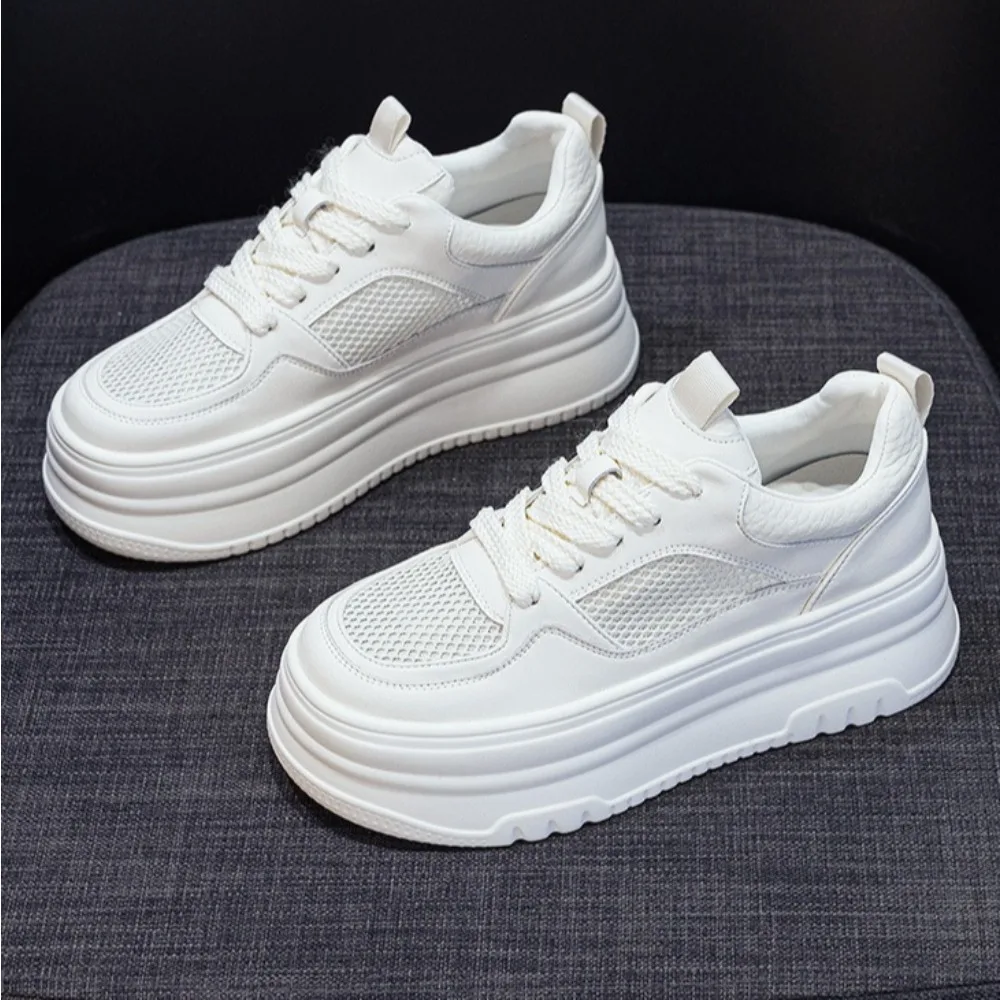 Inner Height Shoes for Women 2025 New Summer Mesh Breathable Women's Shoes Lightweight Soft Sole Sponge Cake Pumps Women
Inner Height Shoes for Women 2025 New Summer Mesh Breathable Women's Shoes Lightweight Soft Sole Sponge Cake Pumps Women