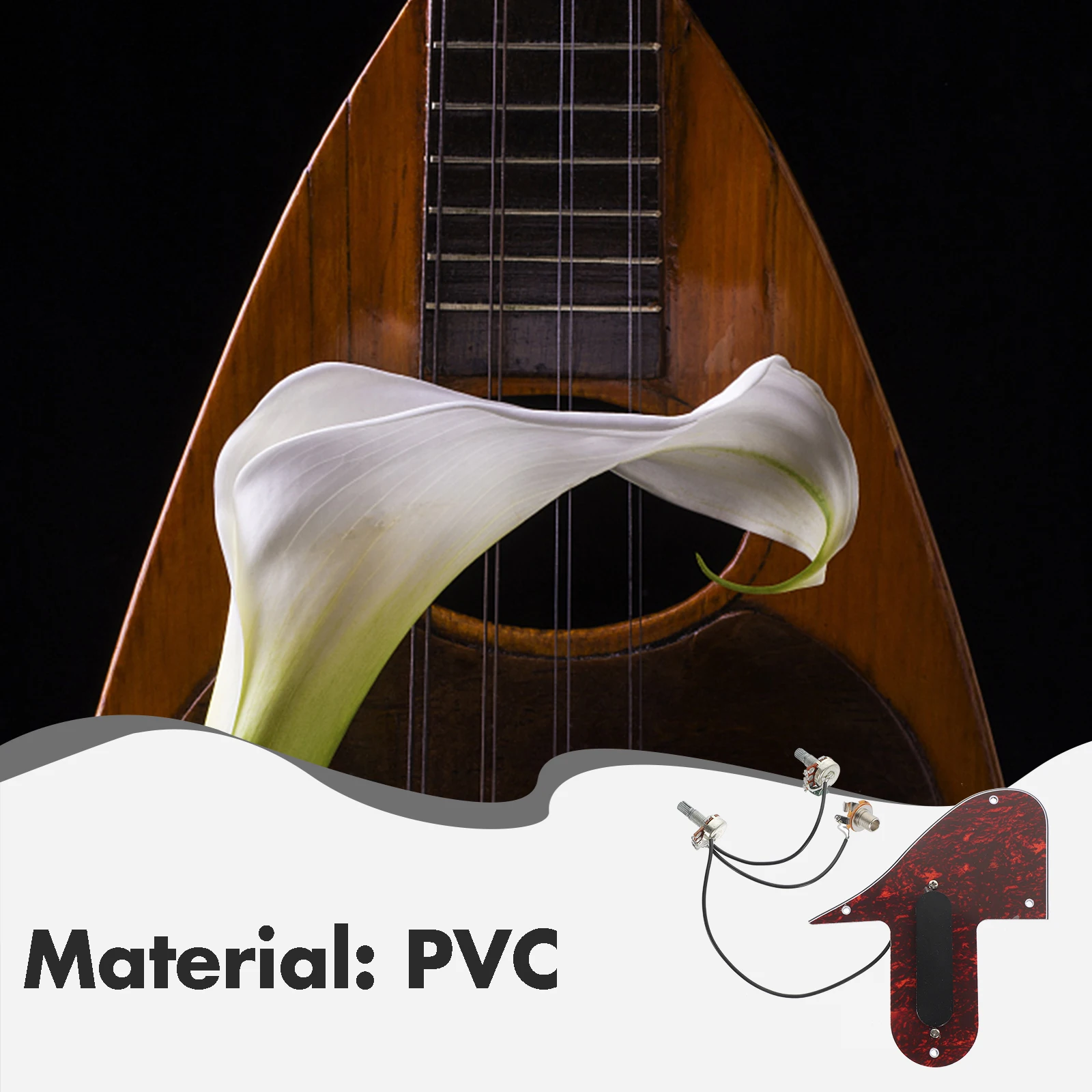 Red Tortoise Pvc Mandolin Assembly 15.20*13.05*0.25Cm Guitar Scratch Plate Pickup For Mandolin
Red Tortoise Pvc Mandolin Assembly 15.20*13.05*0.25Cm Guitar Scratch Plate Pickup For Mandolin
