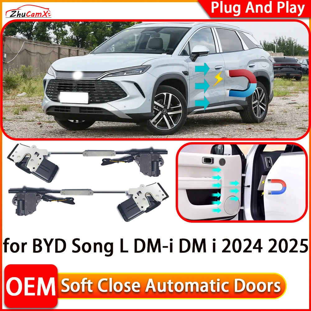 ZhuCamX for BYD Song L DM-i DM i 2024 2025 Automatic Electric Soft Close Door Closer Power Closing Door Comfort Closing System
ZhuCamX for BYD Song L DM-i DM i 2024 2025 Automatic Electric Soft Close Door Closer Power Closing Door Comfort Closing System