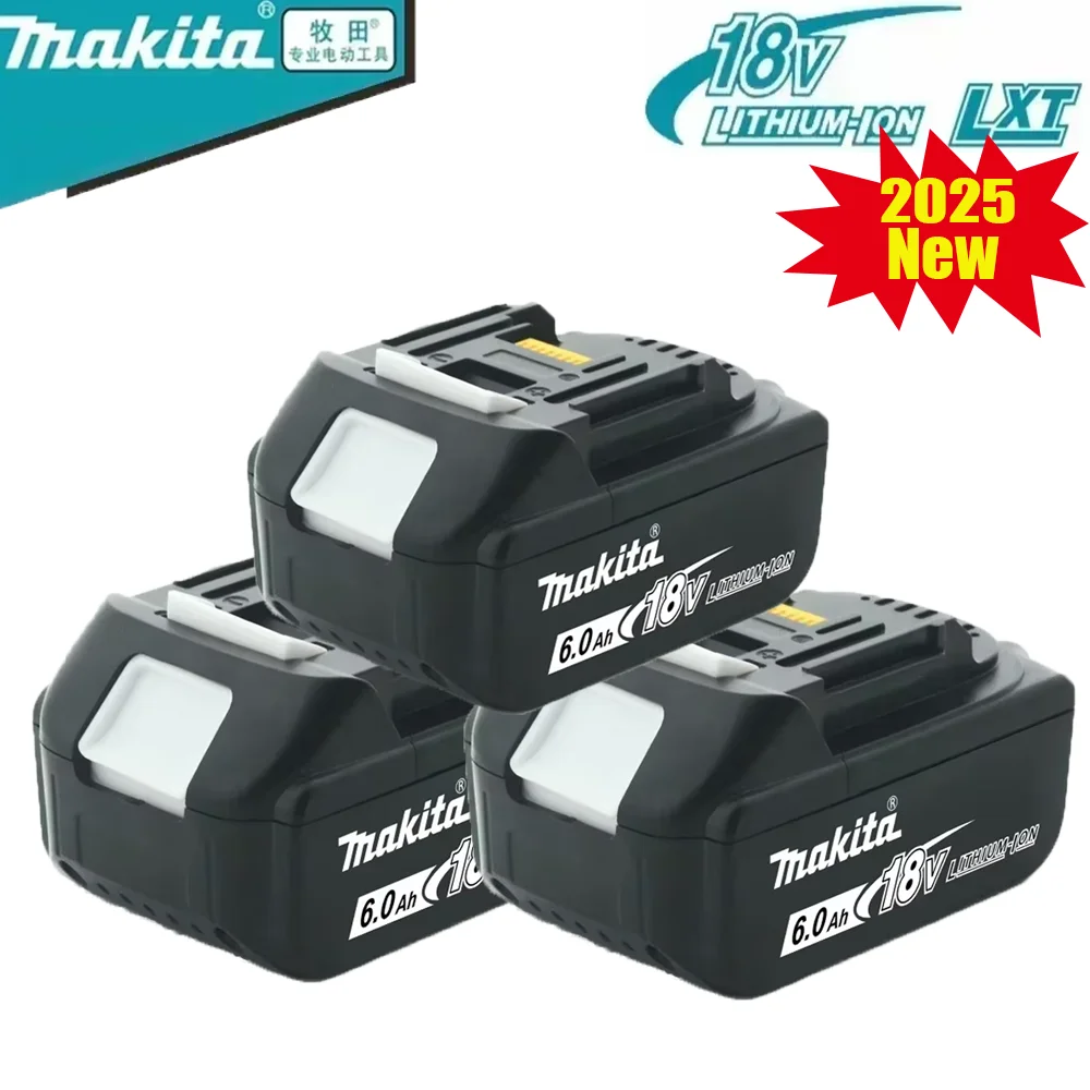 100% Original 6Ah/5Ah/3Ah for Makita 18V Battery BL1830B BL1850B BL1850 BL1840 BL1860 BL1815 Replacement Li-ion battery
100% Original 6Ah/5Ah/3Ah for Makita 18V Battery BL1830B BL1850B BL1850 BL1840 BL1860 BL1815 Replacement Li-ion battery