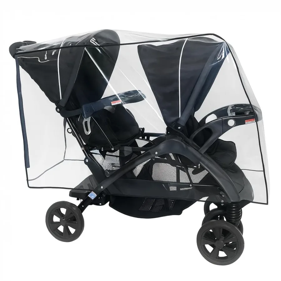 SASHA'S Rain and Wind Cover for Both Baby Trend Sit N Stand Ultra Stroller and Baby Trend Sit N Stand Double Stroller, Clear wi
SASHA'S Rain and Wind Cover for Both Baby Trend Sit N Stand Ultra Stroller and Baby Trend Sit N Stand Double Stroller, Clear wi