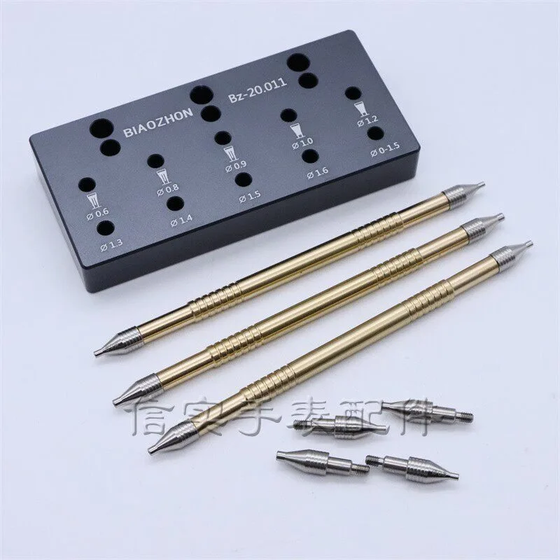 Watch repair tool, watch repair, needle press, copper handle, all steel head, needle setter, hour, minute, second, needle punch
Watch repair tool, watch repair, needle press, copper handle, all steel head, needle setter, hour, minute, second, needle punch