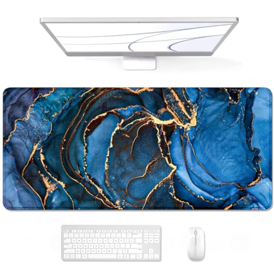 Large Mouse Pad, Desk Pad, Etened Mousepad"", NonSlip Rubber Base, Stitched Edges, Superior Surface, Gamg Keyboard Mat, Waterpr
Large Mouse Pad, Desk Pad, Etened Mousepad"", NonSlip Rubber Base, Stitched Edges, Superior Surface, Gamg Keyboard Mat, Waterpr