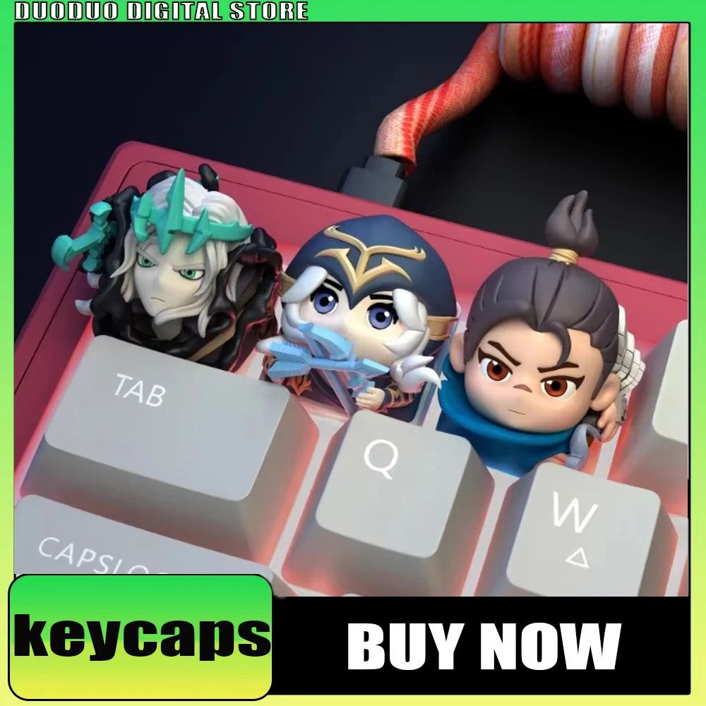CEKE League of Legends Resin Material 3D Keycaps Suitable For Mechanical Keyboards Personalized Buttons Teamfight Tactics Image
CEKE League of Legends Resin Material 3D Keycaps Suitable For Mechanical Keyboards Personalized Buttons Teamfight Tactics Image