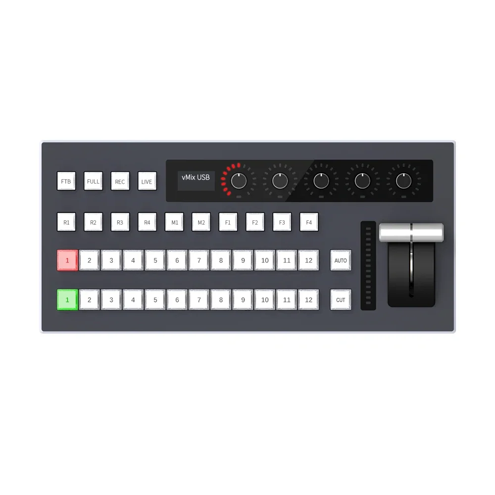 Professional 12 Channel vMix Keyboard Controller Video Switch Mixer Panel Live Broadcast Video Switcher for Vmix Software
Professional 12 Channel vMix Keyboard Controller Video Switch Mixer Panel Live Broadcast Video Switcher for Vmix Software