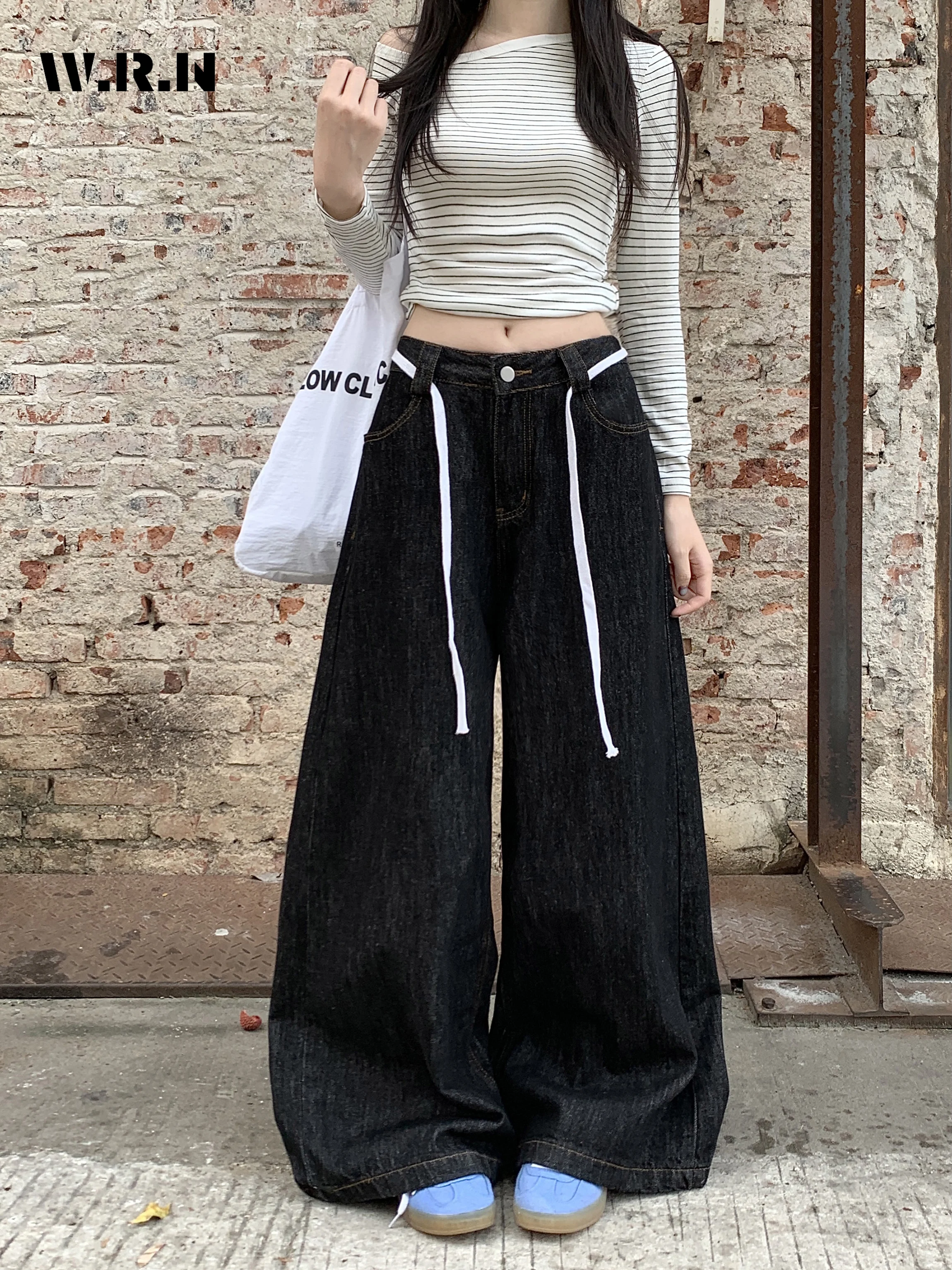 Women's Vintage Aesthetic Style Harajuku Jeans Casual Mop Baggy Pants 2025 Summer Y2K Punk Street Full Length Denim Trouser
Women's Vintage Aesthetic Style Harajuku Jeans Casual Mop Baggy Pants 2025 Summer Y2K Punk Street Full Length Denim Trouser