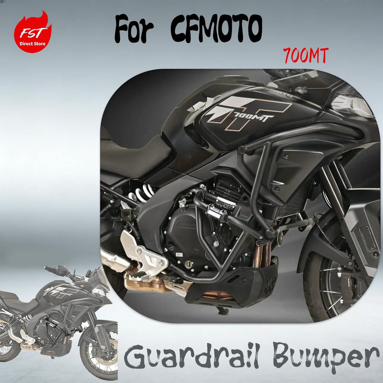 For CFMOTO 700MT Full Surround Crash Bar Motorcycle Bumper Engine Guard Anti-fall Protector Modification Accessories
For CFMOTO 700MT Full Surround Crash Bar Motorcycle Bumper Engine Guard Anti-fall Protector Modification Accessories