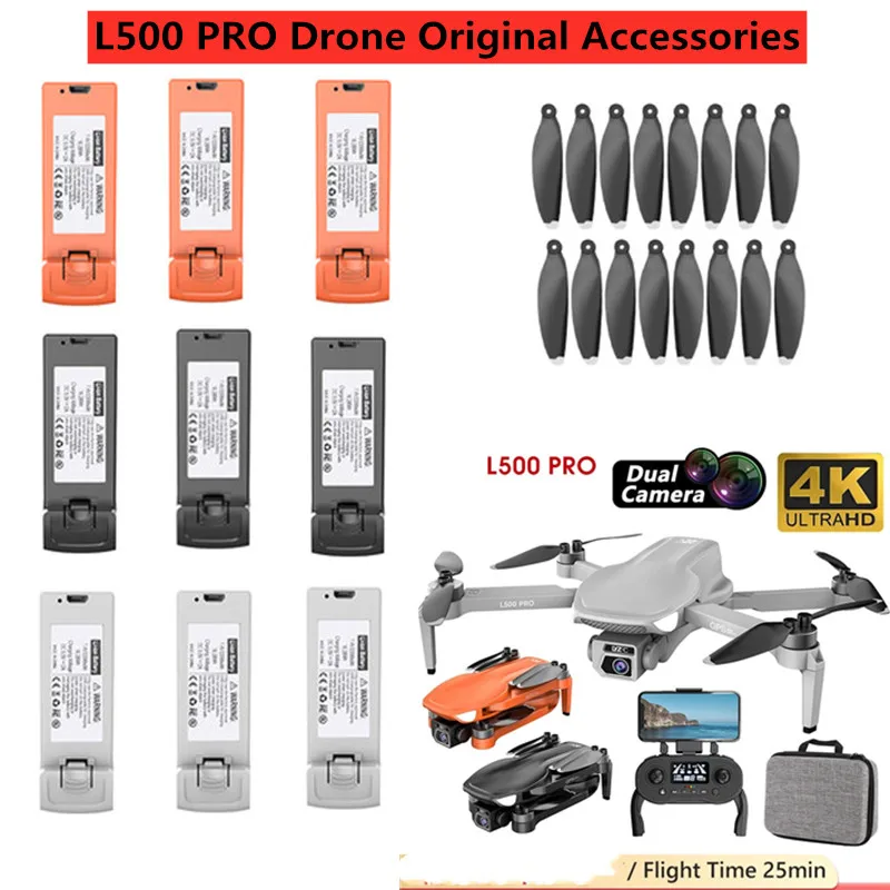 7.4V 2200mAh Battery/Propeller for L500 PRO Drone Original Accessories L500 PRO Dron Battery L500PRO L500 PRO RC Drone Battery
7.4V 2200mAh Battery/Propeller for L500 PRO Drone Original Accessories L500 PRO Dron Battery L500PRO L500 PRO RC Drone Battery