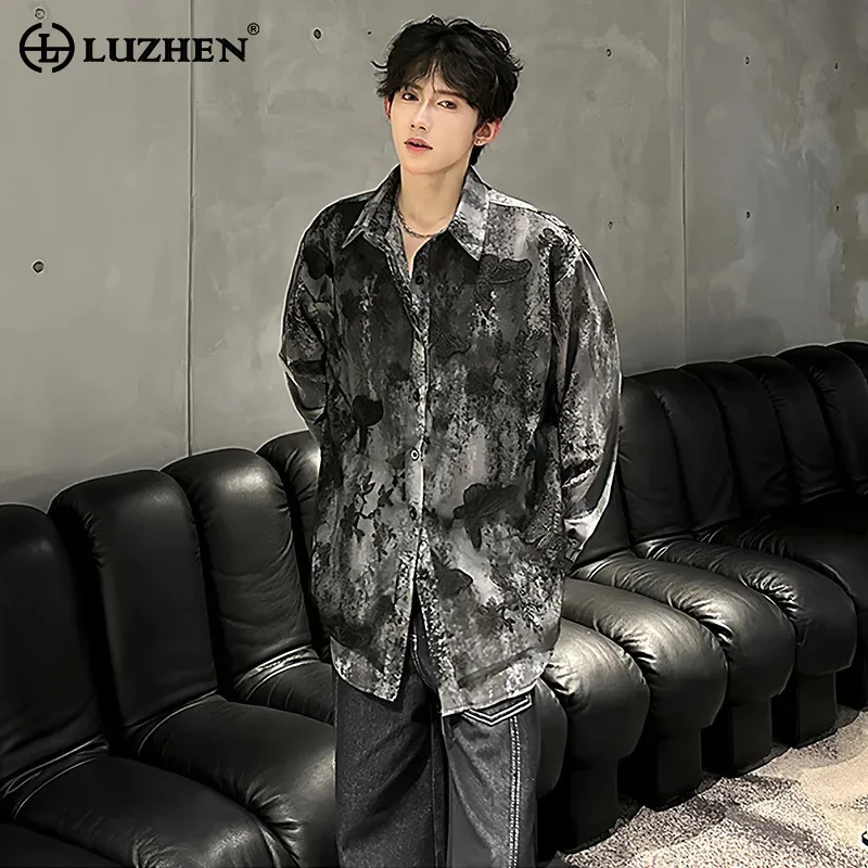 LUZHEN 2025 новая трехмерная лоскутная рубашка с длинными рукавами и бабочкой, мужская мода, элегантные красивые окрашенные мужские топы с галстуком JY5869
LUZHEN 2025 новая трехмерная лоскутная рубашка с длинными рукавами и бабочкой, мужская мода, элегантные красивые окрашенные мужские топы с галстуком JY5869