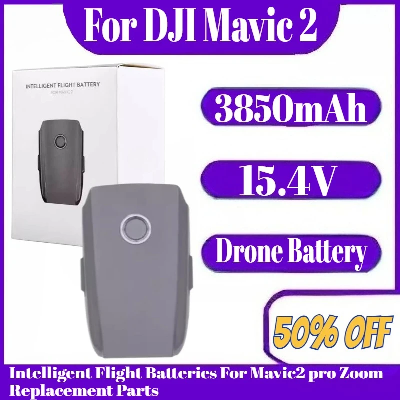 3850mAh 15.4V For DJI Mavic 2 Battery Intelligent Flight Batteries For Mavic2 pro Zoom Replacement Parts
3850mAh 15.4V For DJI Mavic 2 Battery Intelligent Flight Batteries For Mavic2 pro Zoom Replacement Parts