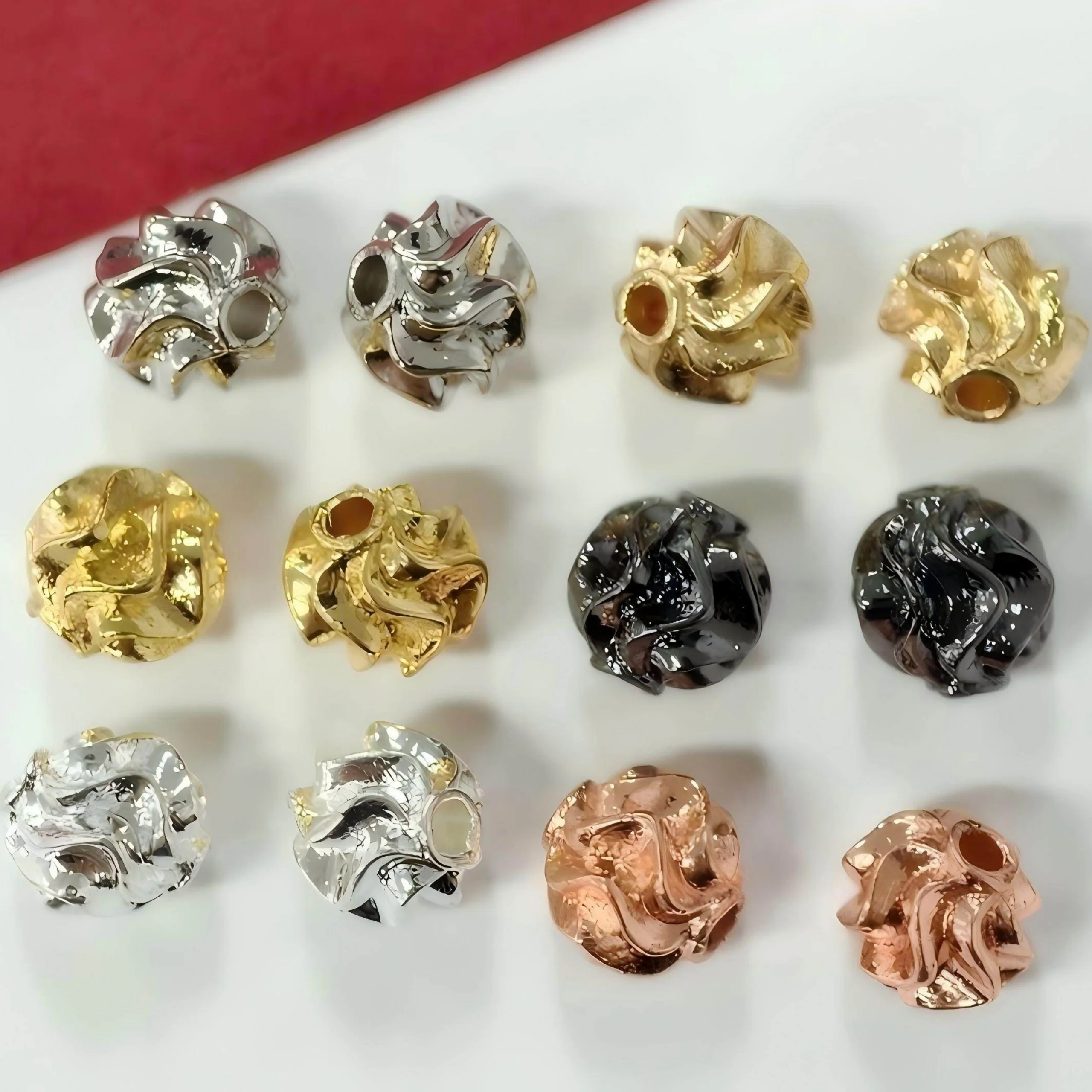 2 штуки позолоченных медных бусин-разделителей с жемчугом для браслетов и ожерелий, аксессуары для рукоделия, материал для изготовления украшений, плиссированные бусины-разделители
2 штуки позолоченных медных бусин-разделителей с жемчугом для браслетов и ожерелий, аксессуары для рукоделия, материал для изготовления украшений, плиссированные бусины-разделители