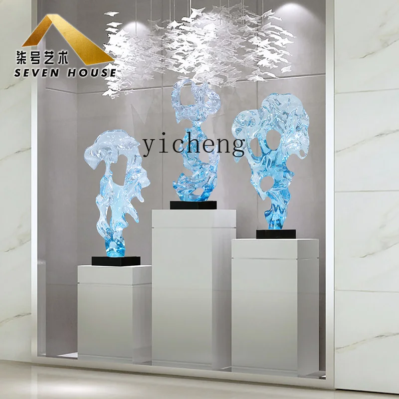 H9- transparent simulation Taihu stone ornament artwork living room abstract sculpture floor art installation
H9- transparent simulation Taihu stone ornament artwork living room abstract sculpture floor art installation