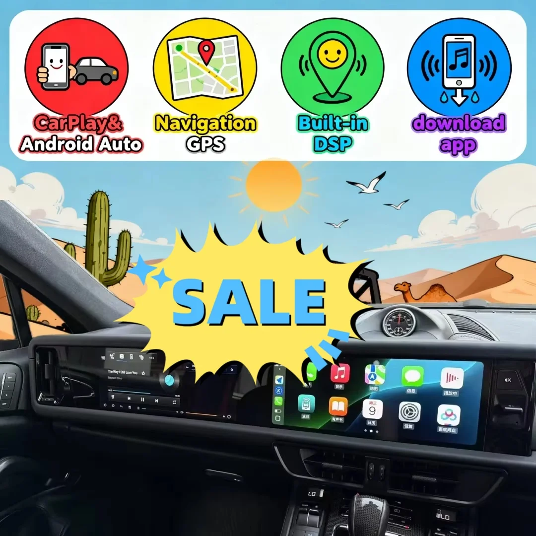 Автомагнитола Android 15 для Porsche Cayenne 2010-2017 (левый/правый руль) с беспроводным CarPlay, навигацией, мультимедиа, аудио- и видеоплеером, головное устройство
Автомагнитола Android 15 для Porsche Cayenne 2010-2017 (левый/правый руль) с беспроводным CarPlay, навигацией, мультимедиа, аудио- и видеоплеером, головное устройство